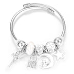 Pulseira de Aço Inoxidável Frisada