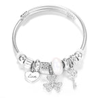 Pulseira de Aço Inoxidável Frisada