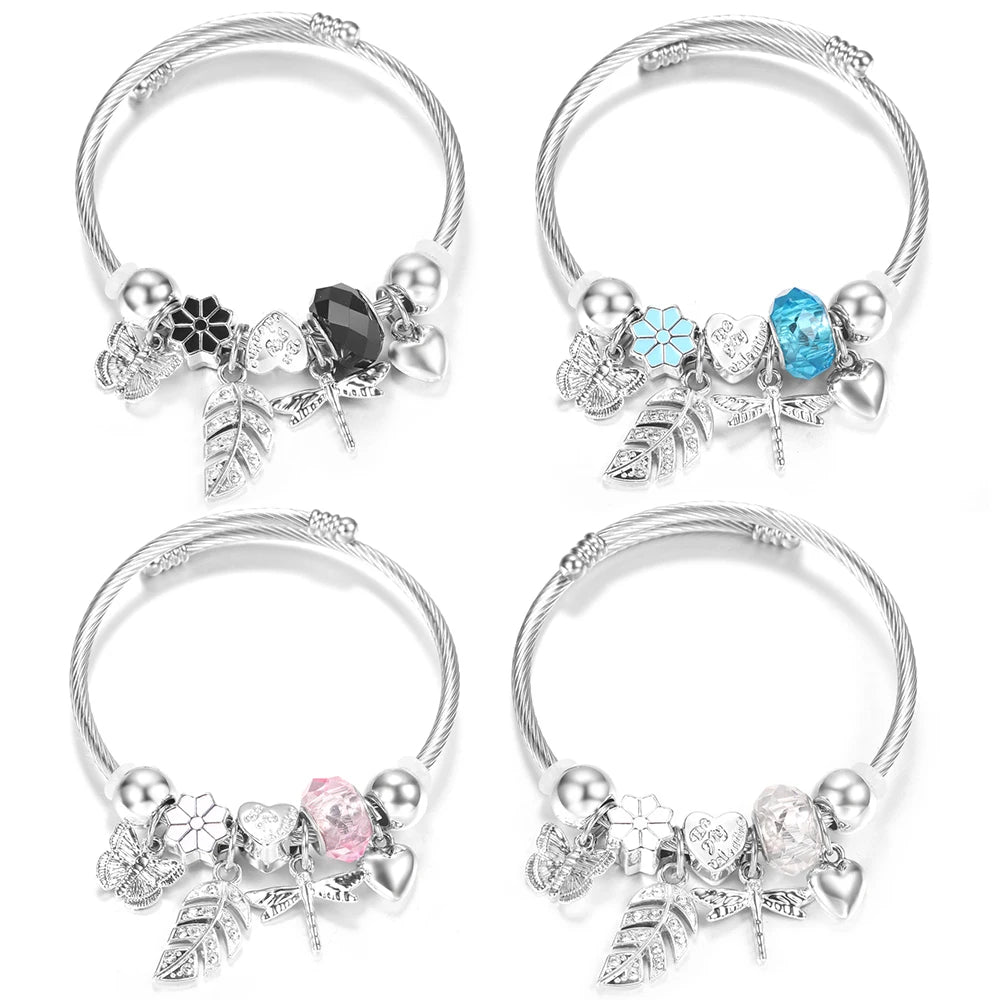 Pulseira de Aço Inoxidável Frisada