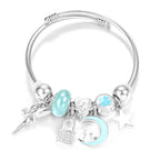 Pulseira de Aço Inoxidável Frisada