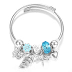 Pulseira de Aço Inoxidável Frisada