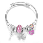 Pulseira de Aço Inoxidável Frisada