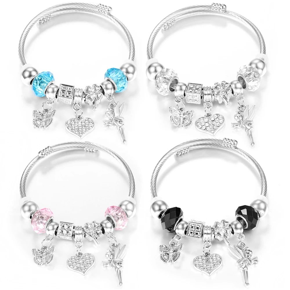 Pulseira de Aço Inoxidável Frisada