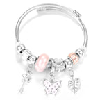 Pulseira de Aço Inoxidável Frisada