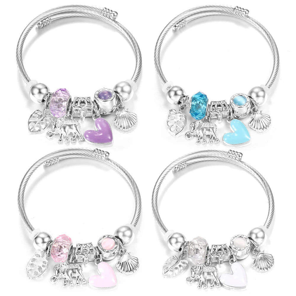 Pulseira de Aço Inoxidável Frisada