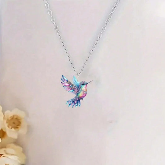 Conjunto de Brincos de Colar de Pássaro